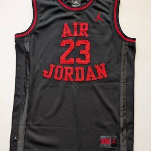 Nike Air Jordan 23 Jumpman Sleeveless Jersey Black Youth Boys L